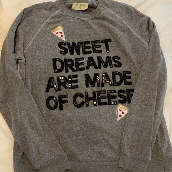 Bow & Drape Tops - Bow & Drape Graphic Sweatshirt SZ XL